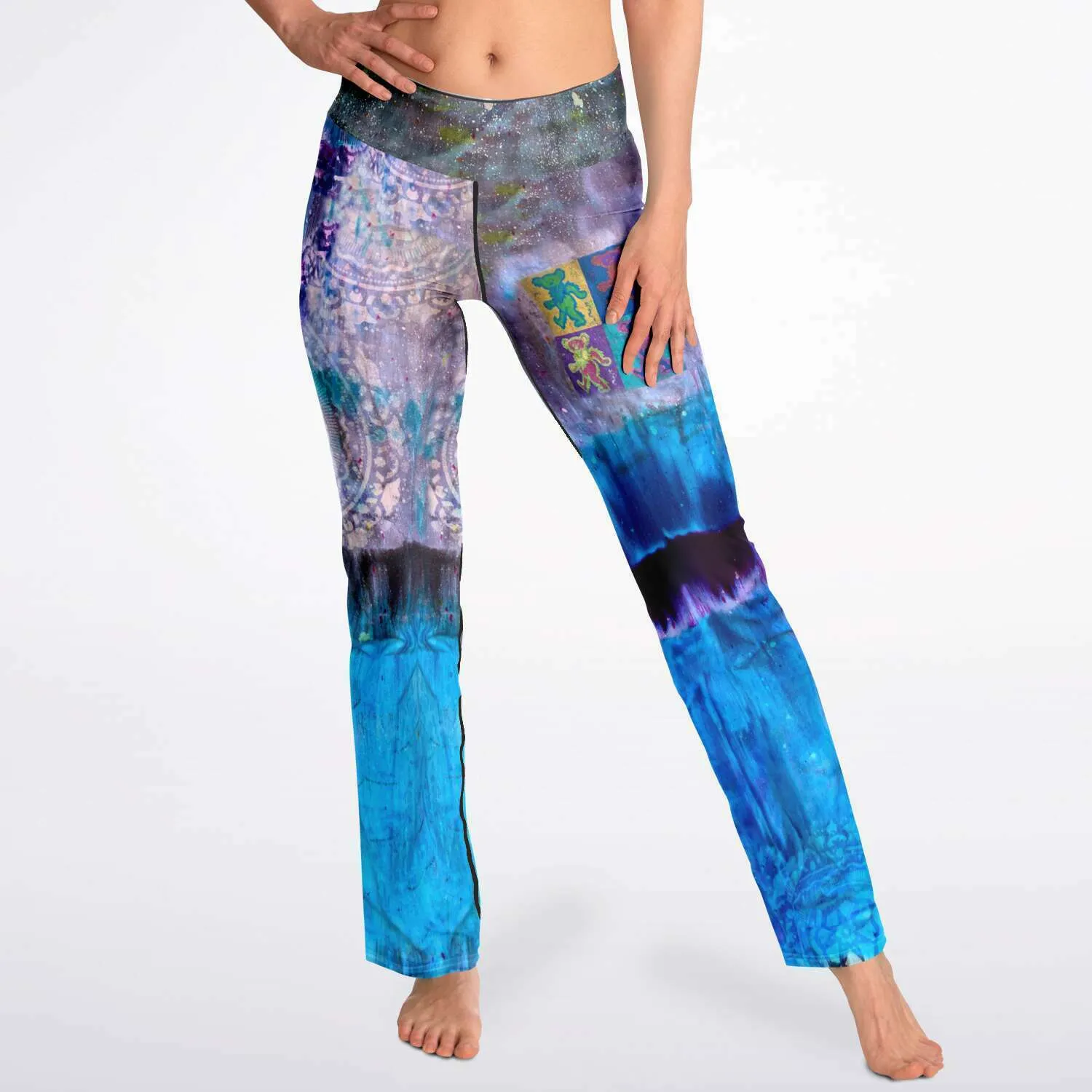 Grateful Bears Flare Leggings