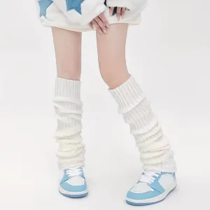 Harajuku Style Leg Warmers Vibrant Classic Knee Highs  Stockings