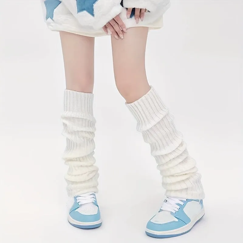 Harajuku Style Leg Warmers Vibrant Classic Knee Highs  Stockings