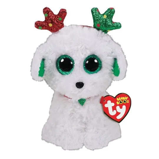 Holiday Beanie Boos - Sugar the Dog (retired)