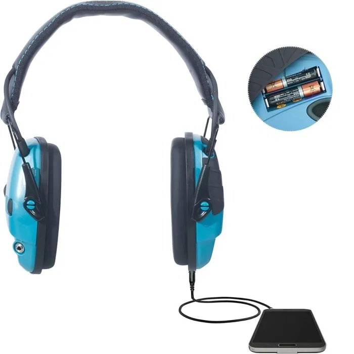 Honeywell Howard Leight R-02521 Impact Sport Electronic Shooting Earmuff, Teal, One Size, Pack of 2