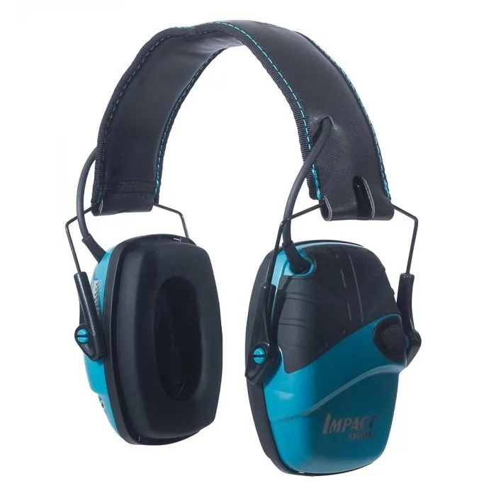 Honeywell Howard Leight R-02521 Impact Sport Electronic Shooting Earmuff, Teal, One Size, Pack of 2