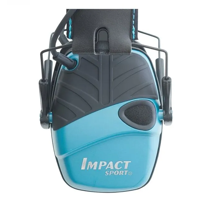 Honeywell Howard Leight R-02521 Impact Sport Electronic Shooting Earmuff, Teal, One Size, Pack of 2