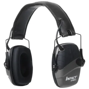 Honeywell Howard Leight R-02524SIOC Impact Sport Electronic Shooting Earmuff, Black, One Size, 1 Each