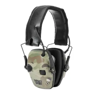 Honeywell Howard Leight R-02526SIOC Impact Sport Electronic Shooting Earmuff, MultiCam, One Size, 1 Each