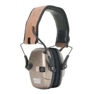 Honeywell Howard Leight R-02543 Impact Sport Electronic Shooting Earmuff with Bluetooth, Brushed Bronze, Medium/Large, Box of 2