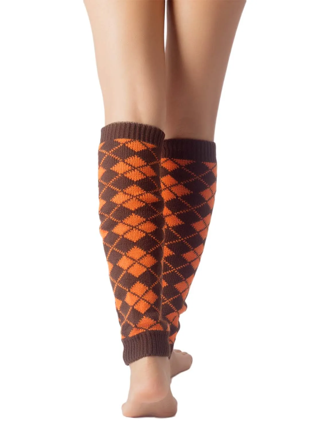 iB-iP Women's Leg Warmer Ballet Dancer Aerobics Cute Plaid Warm Thermal Costume