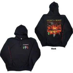 Iron Maiden Unisex Pullover Hoodie: Nights Of The Dead (Back & Sleeve Print)