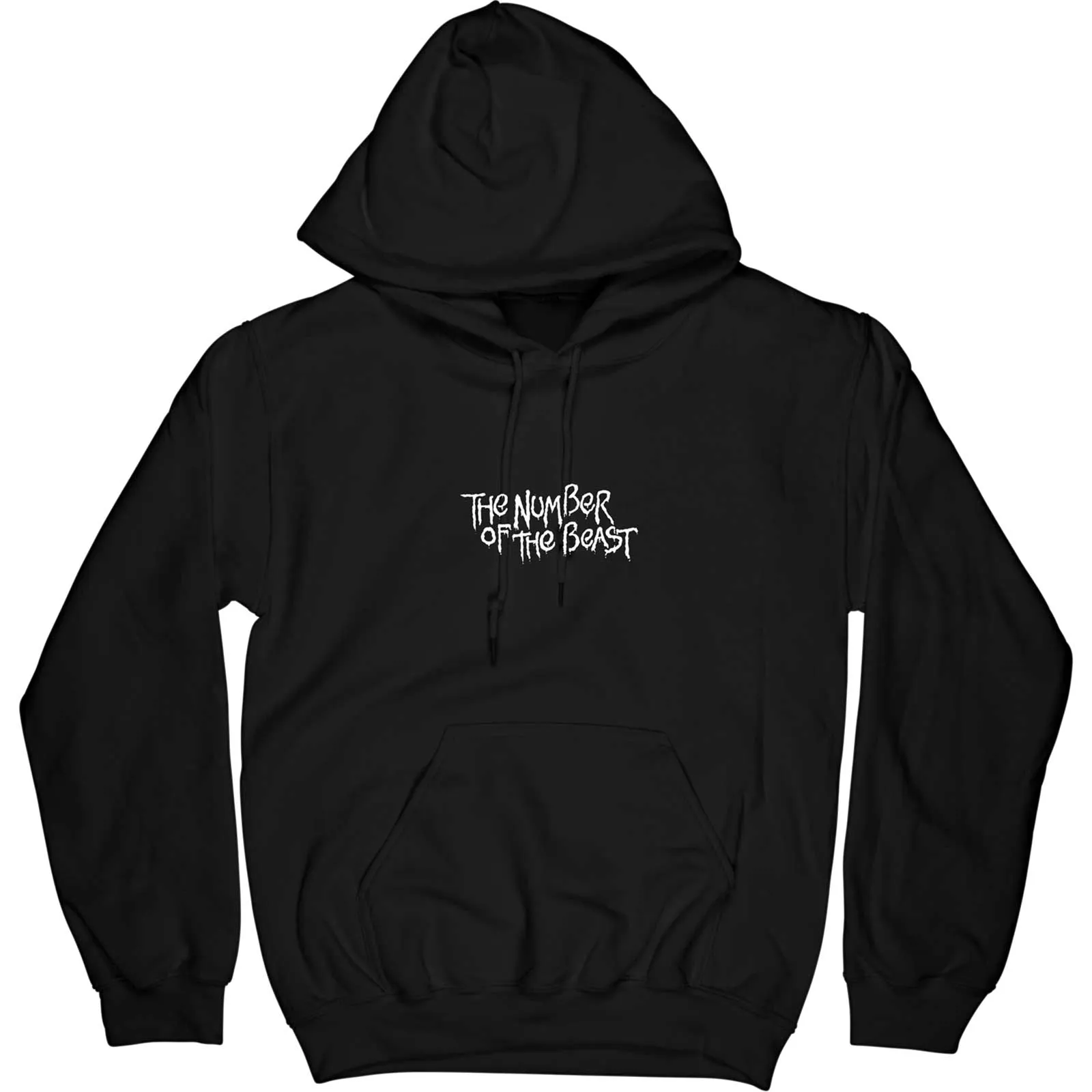 Iron Maiden Unisex Pullover Hoodie: Number Of The Beast One Colour (Back Print)