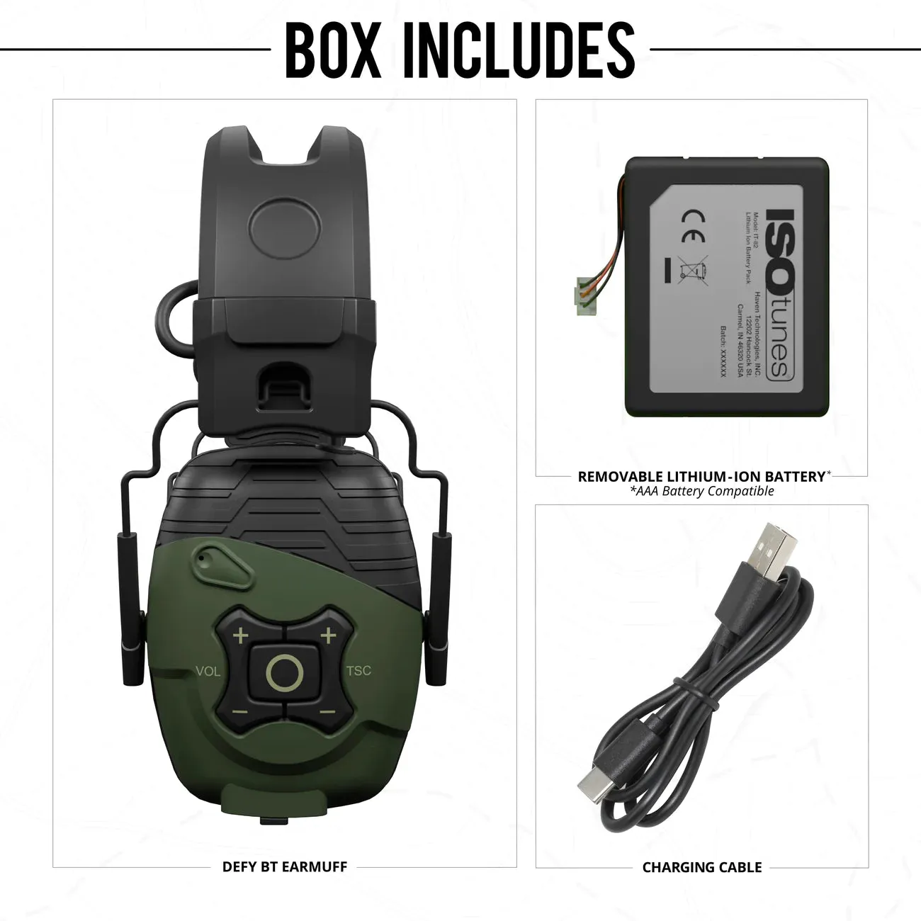 ISOTUNES DEFY TACTICAL BLUETOOTH 5.0