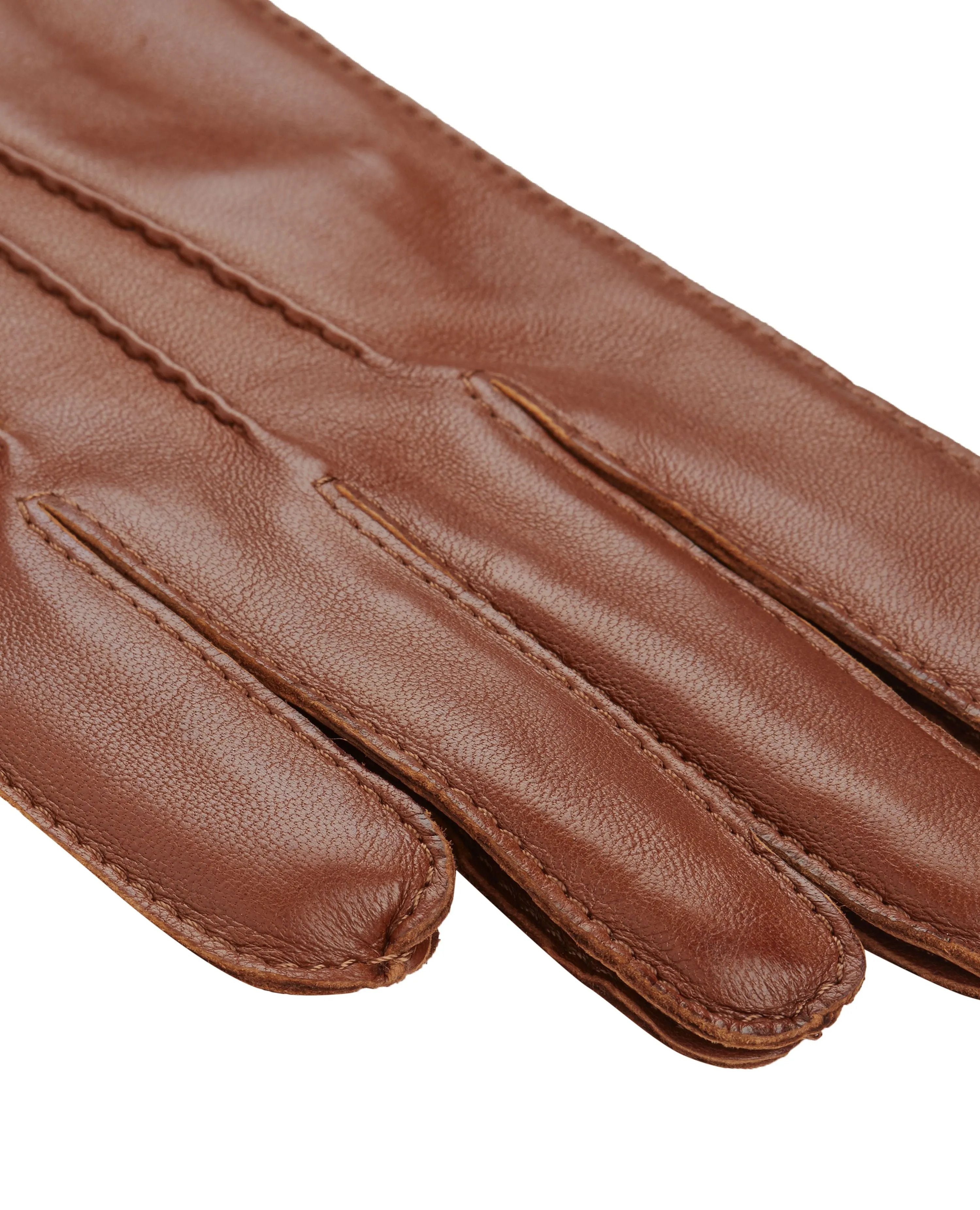 Italian Leather Tan Gloves