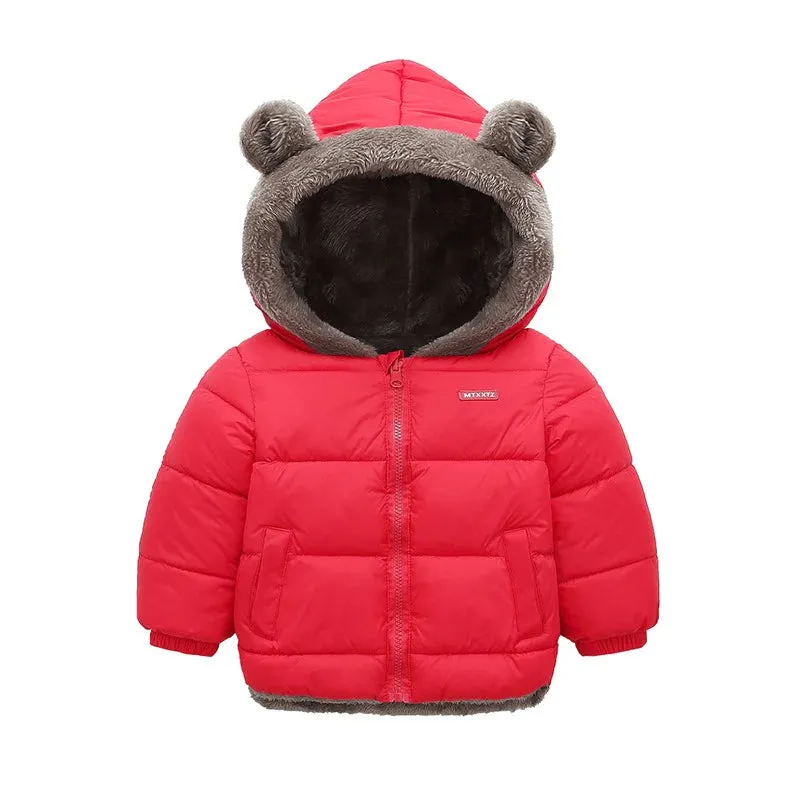 J Double Sided MTXXTZ Red Fur Puffer Jacket 11786