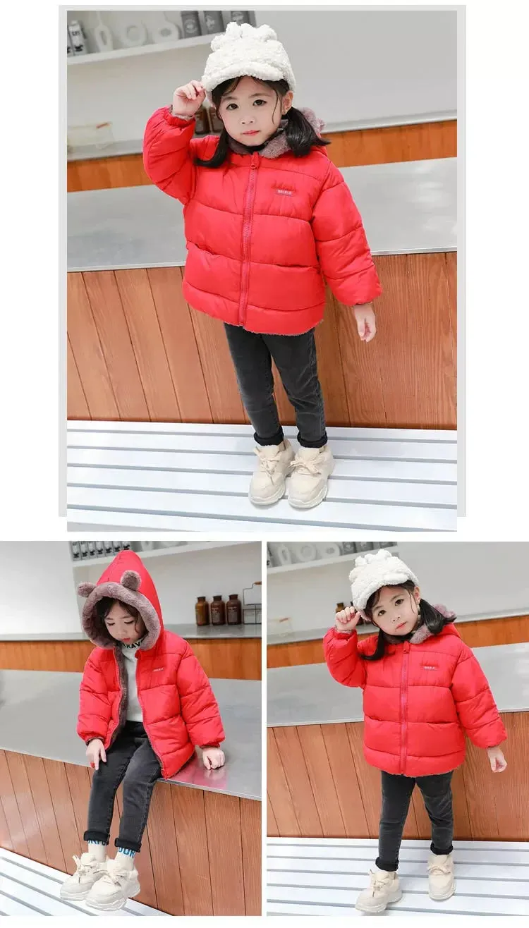 J Double Sided MTXXTZ Red Fur Puffer Jacket 11786