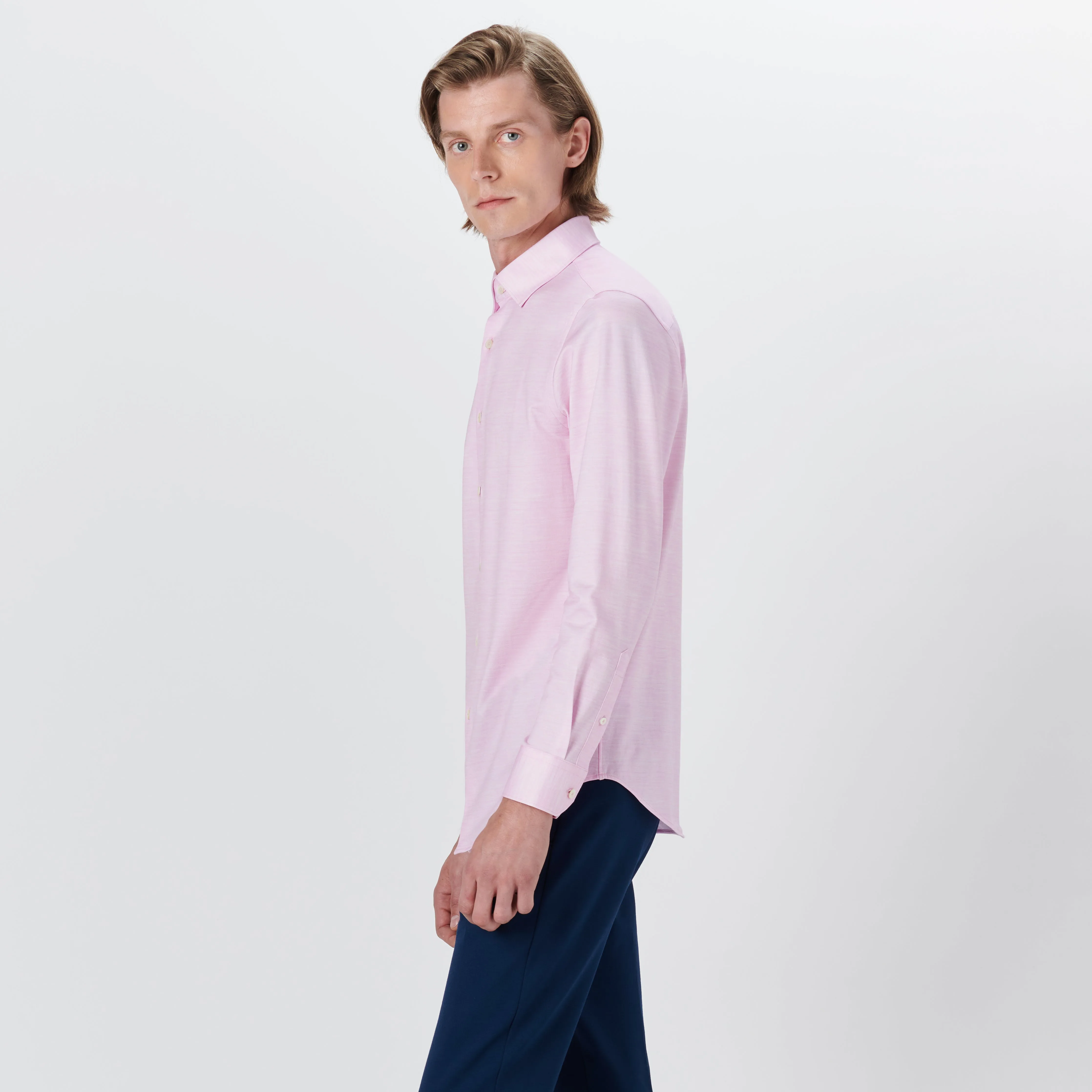 JAMES Striated OoohCotton Twill Shirt