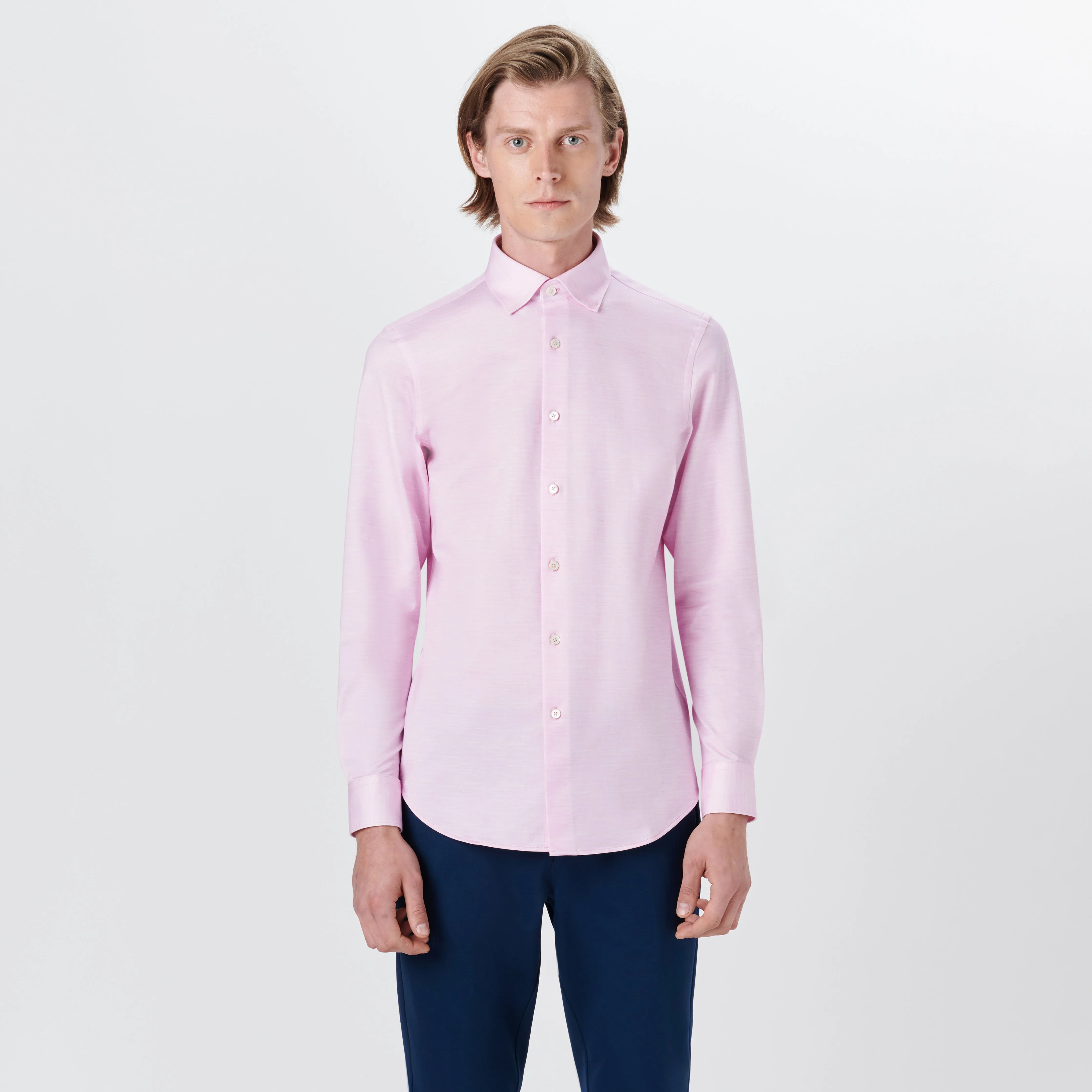 JAMES Striated OoohCotton Twill Shirt