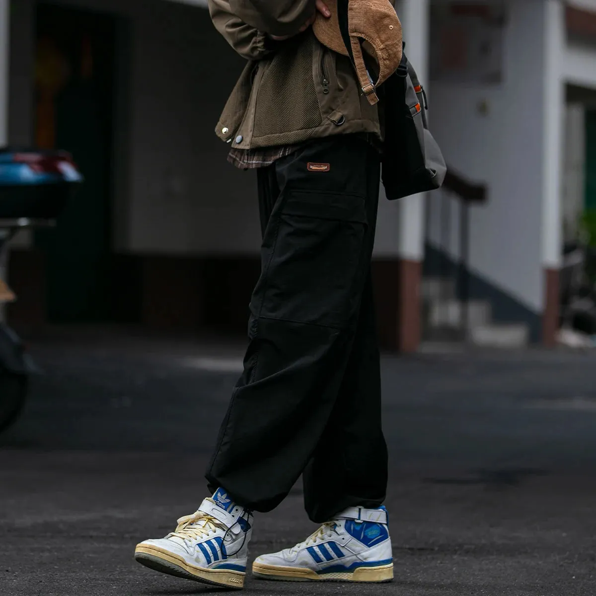 Japanese Streetwear Trend Cargo Pants For Men Vintage Casual Sports Pants