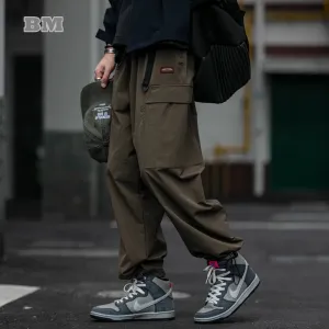 Japanese Streetwear Trend Cargo Pants For Men Vintage Casual Sports Pants