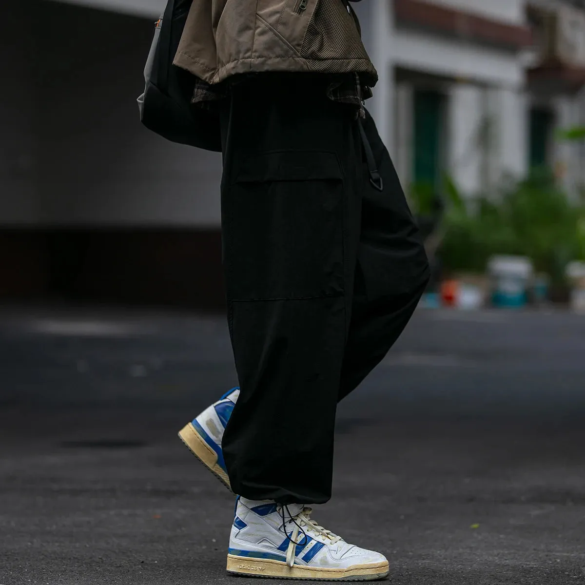 Japanese Streetwear Trend Cargo Pants For Men Vintage Casual Sports Pants