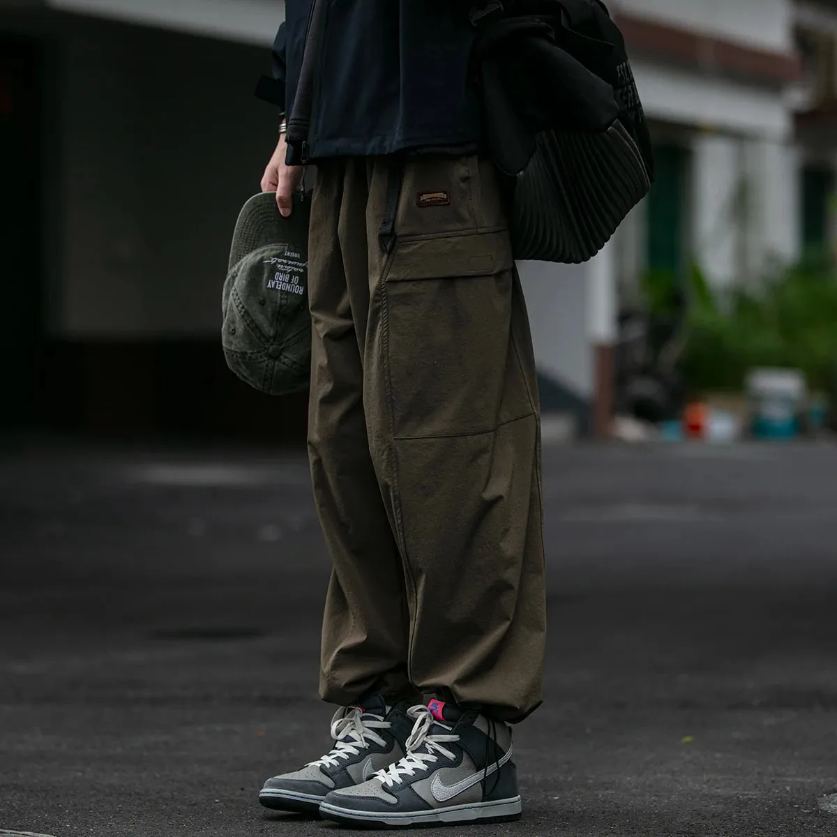 Japanese Streetwear Trend Cargo Pants For Men Vintage Casual Sports Pants