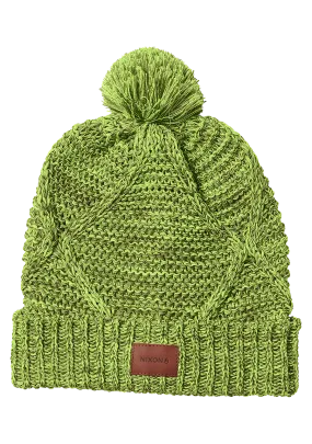 Julian Pom Beanie - Olive / Volt