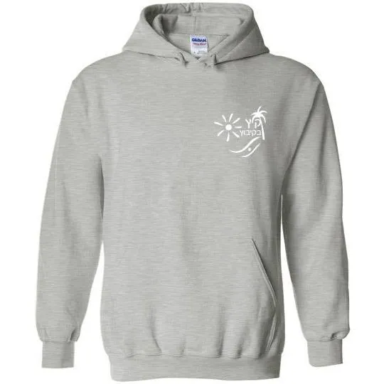 Kayitz B'Kibbutz Pullover Hoodie White Logo