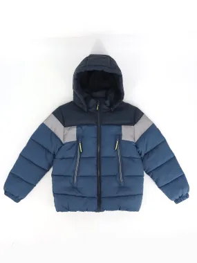 Kids Boy's Colorblocked Puffer Jacket,Multi