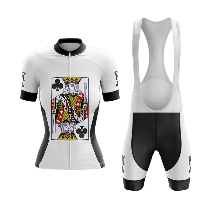 King Playing Cards (KING-CLOVES) Club Cycling Kit