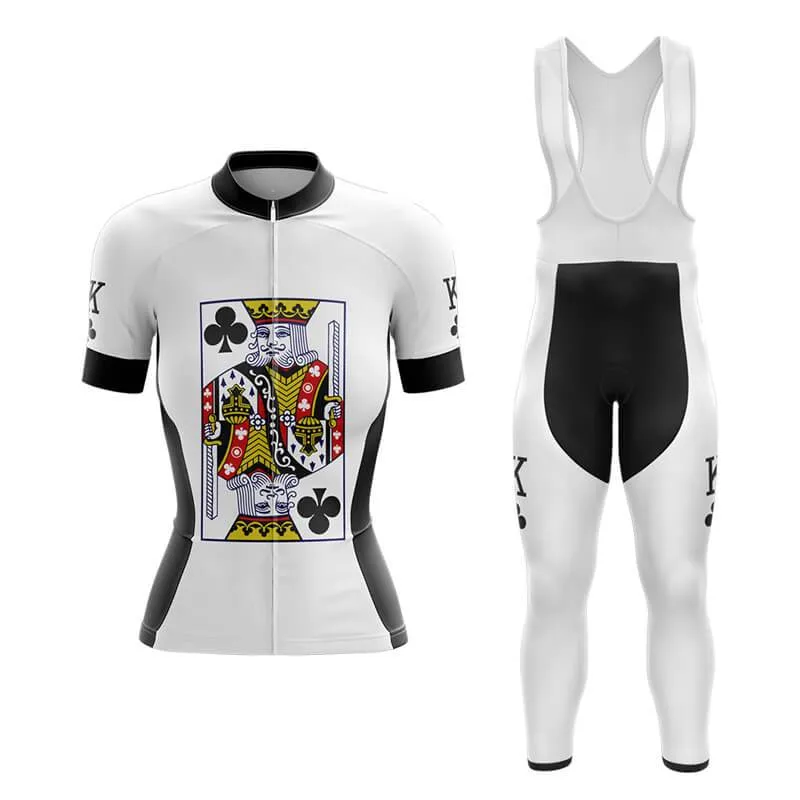 King Playing Cards (KING-CLOVES) Club Cycling Kit