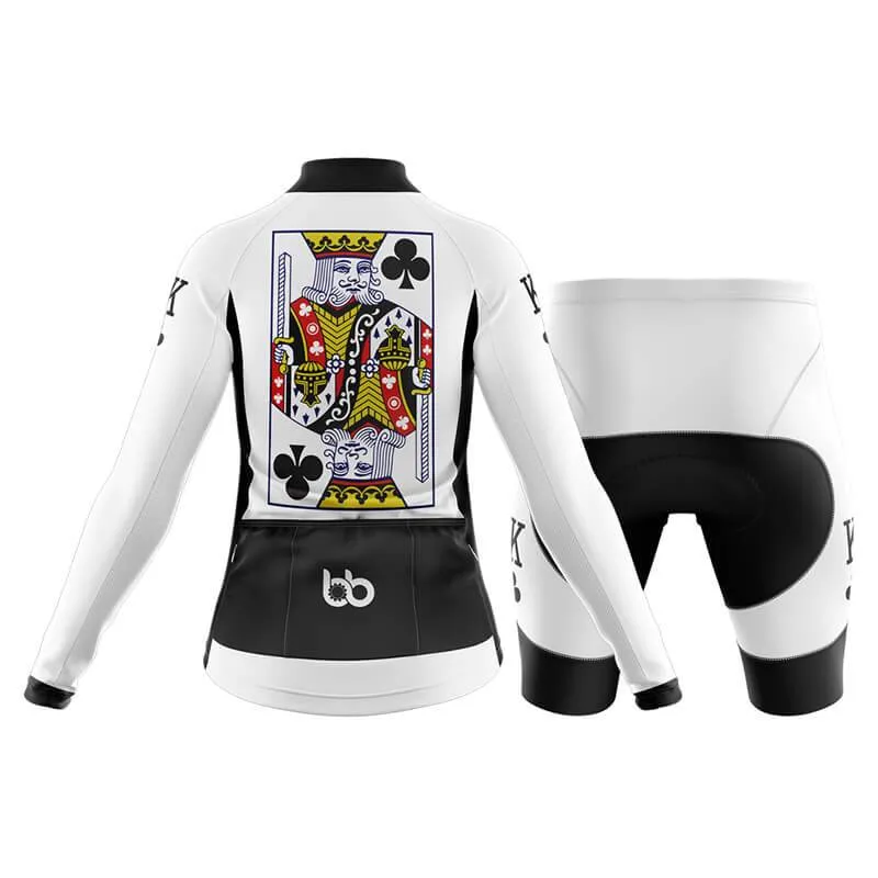 King Playing Cards (KING-CLOVES) Club Cycling Kit