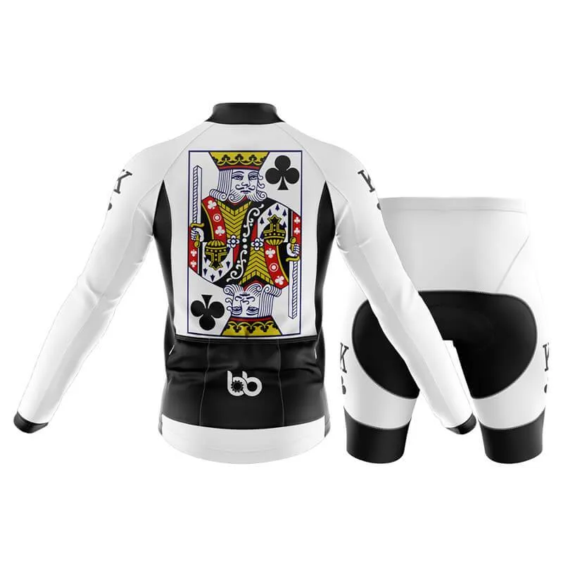 King Playing Cards (KING-CLOVES) Club Cycling Kit