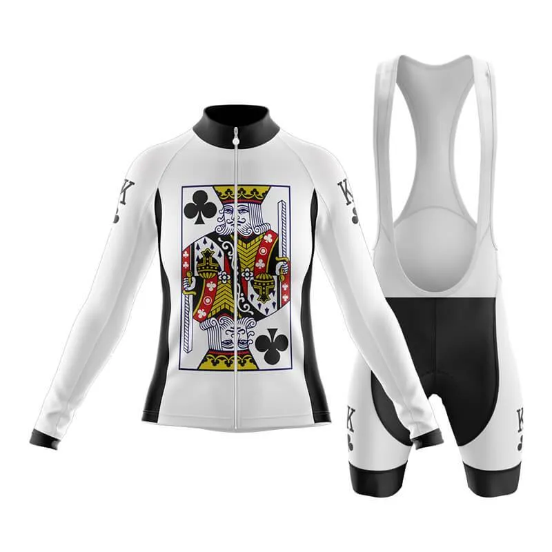 King Playing Cards (KING-CLOVES) Club Cycling Kit