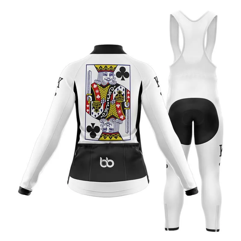 King Playing Cards (KING-CLOVES) Club Cycling Kit