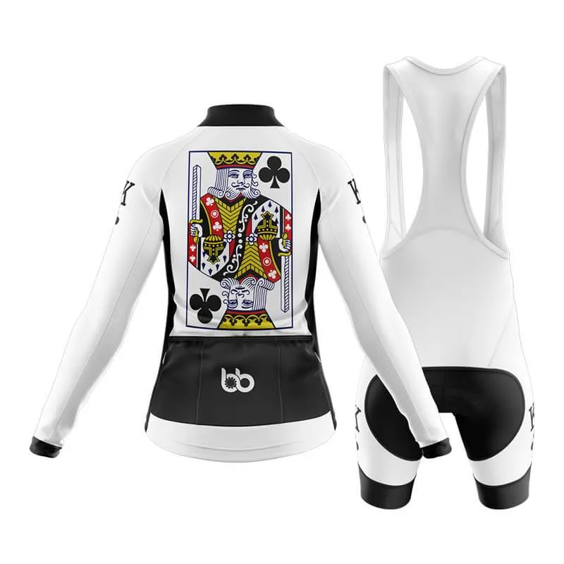 King Playing Cards (KING-CLOVES) Club Cycling Kit