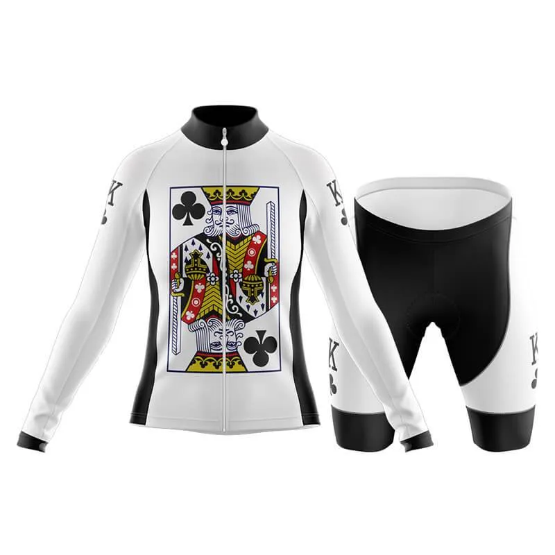 King Playing Cards (KING-CLOVES) Club Cycling Kit