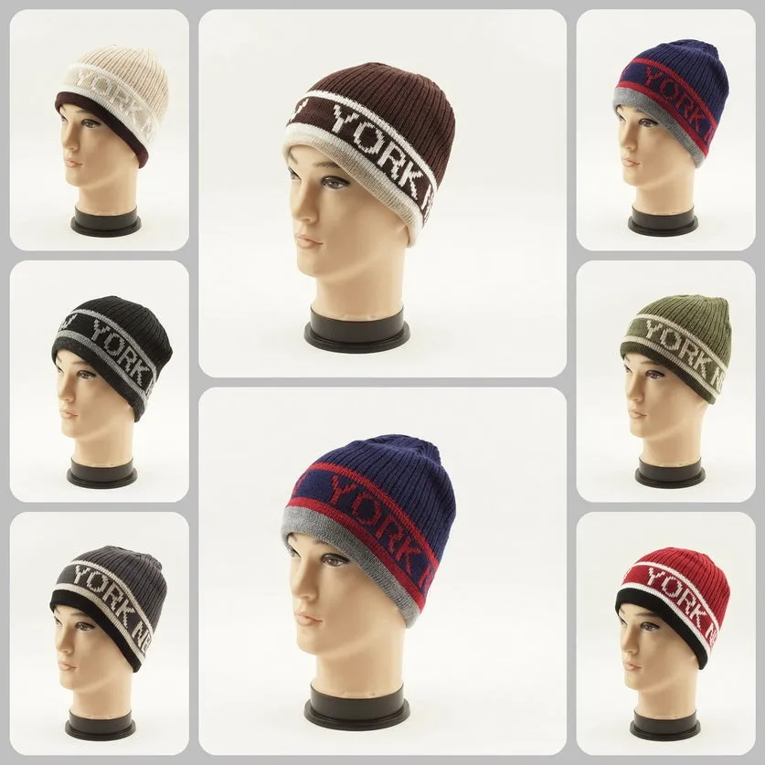 Knit Beanie New York Hats H5033