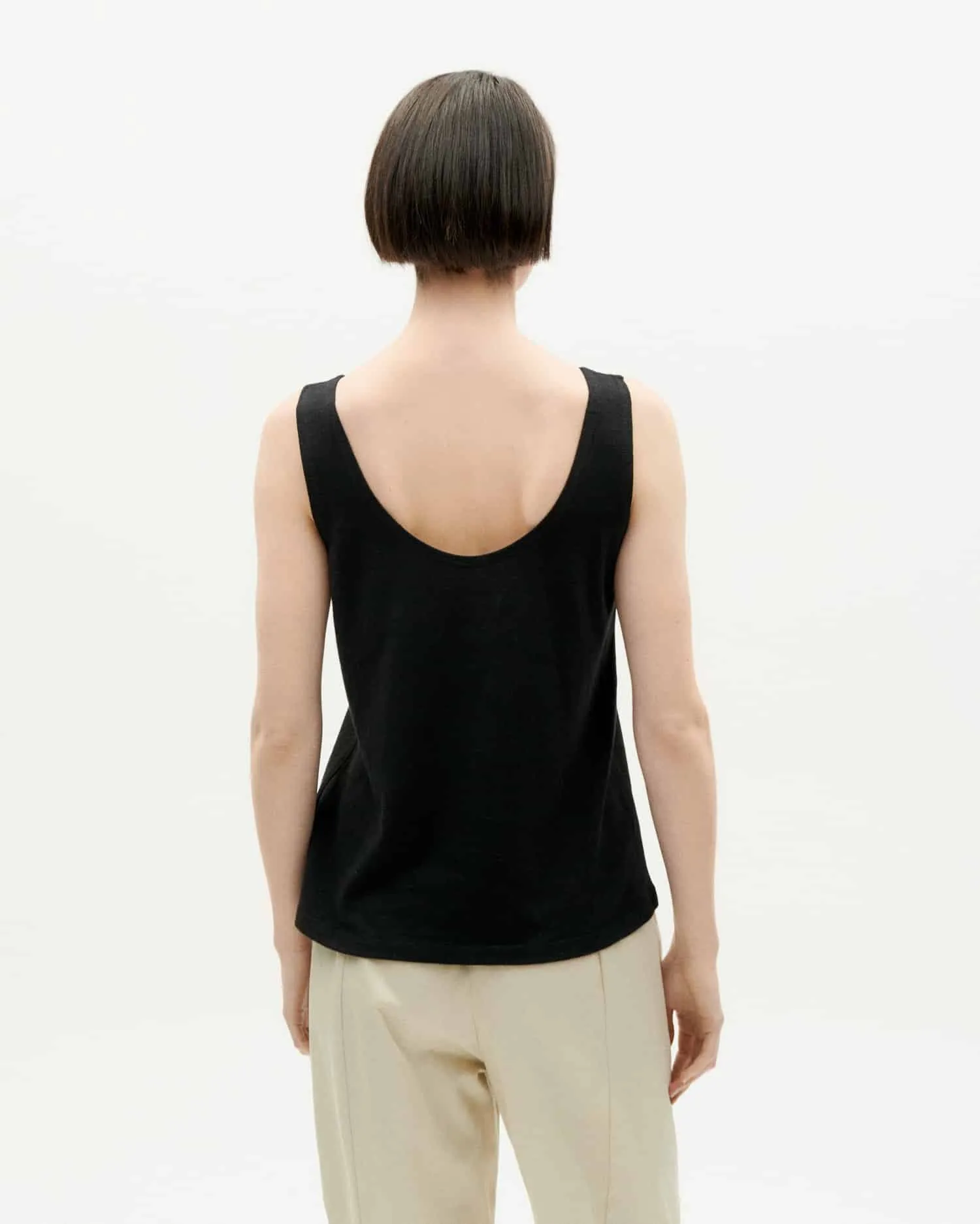 LAST ONE in XL - Hemp Tank Top - Black