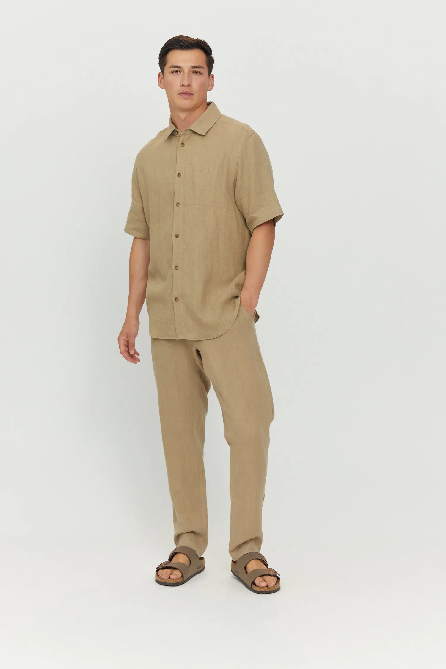 Leland Men's Linen Shirt