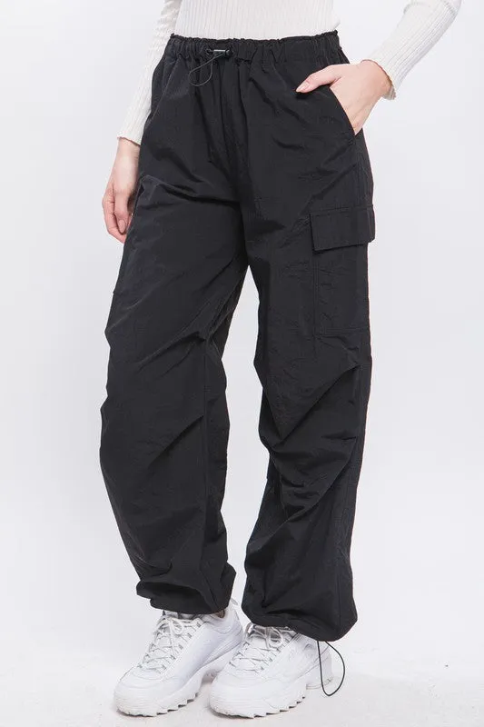 Lena Loose Fit Parachute Cargo Pants // 5 COLORS