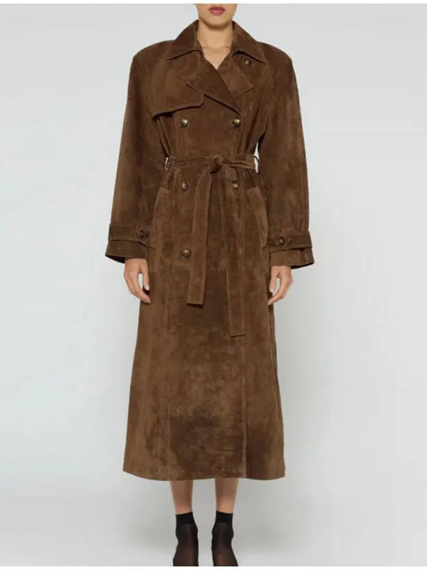 Loose Lapel Trench Coat