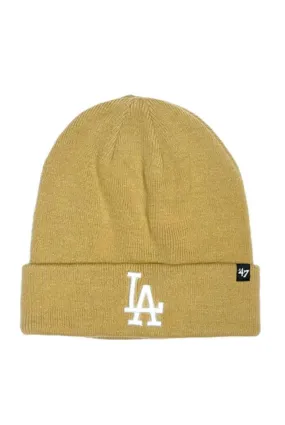 Los Angeles Dodgers Tan/White Team Logo 47 Brand Beanie