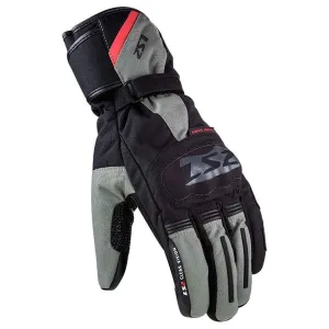 Ls2 Snow Man Gloves Black Grey