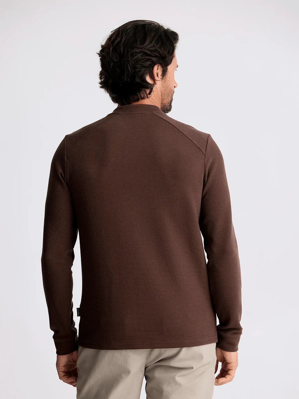 M WAFFLE LS HENLEY