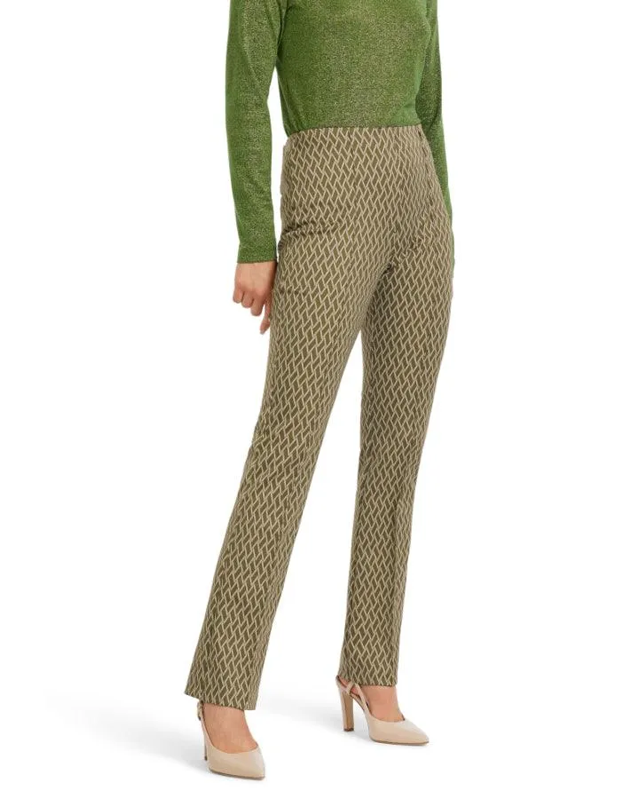 Marc Cain Patterened Frederica Flared Leg Pant