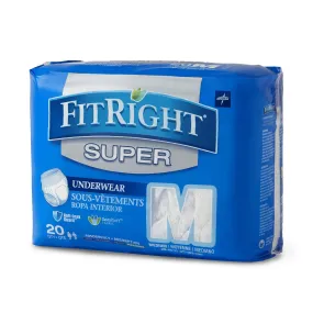 Medline FitRight Super Adult Incontinence Underwear