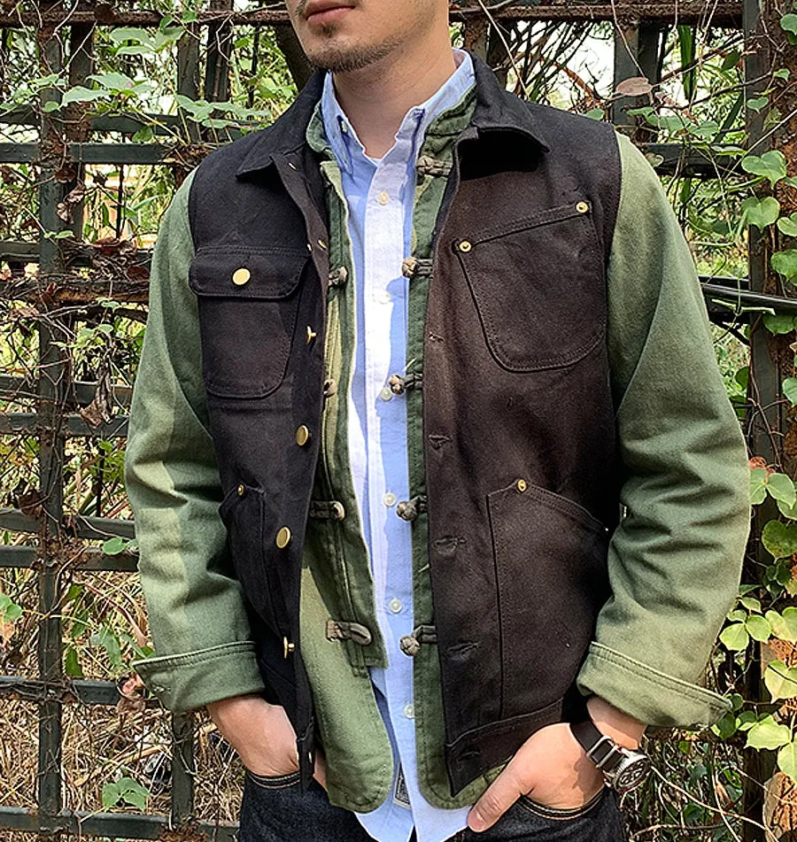 Men's 17OZ Wax Canvas Vest