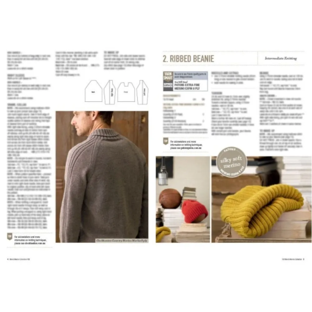 Mens Merino Collection Pattern Book (102)