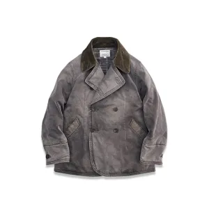 Men's Padded Pea Coat, Double Breasted