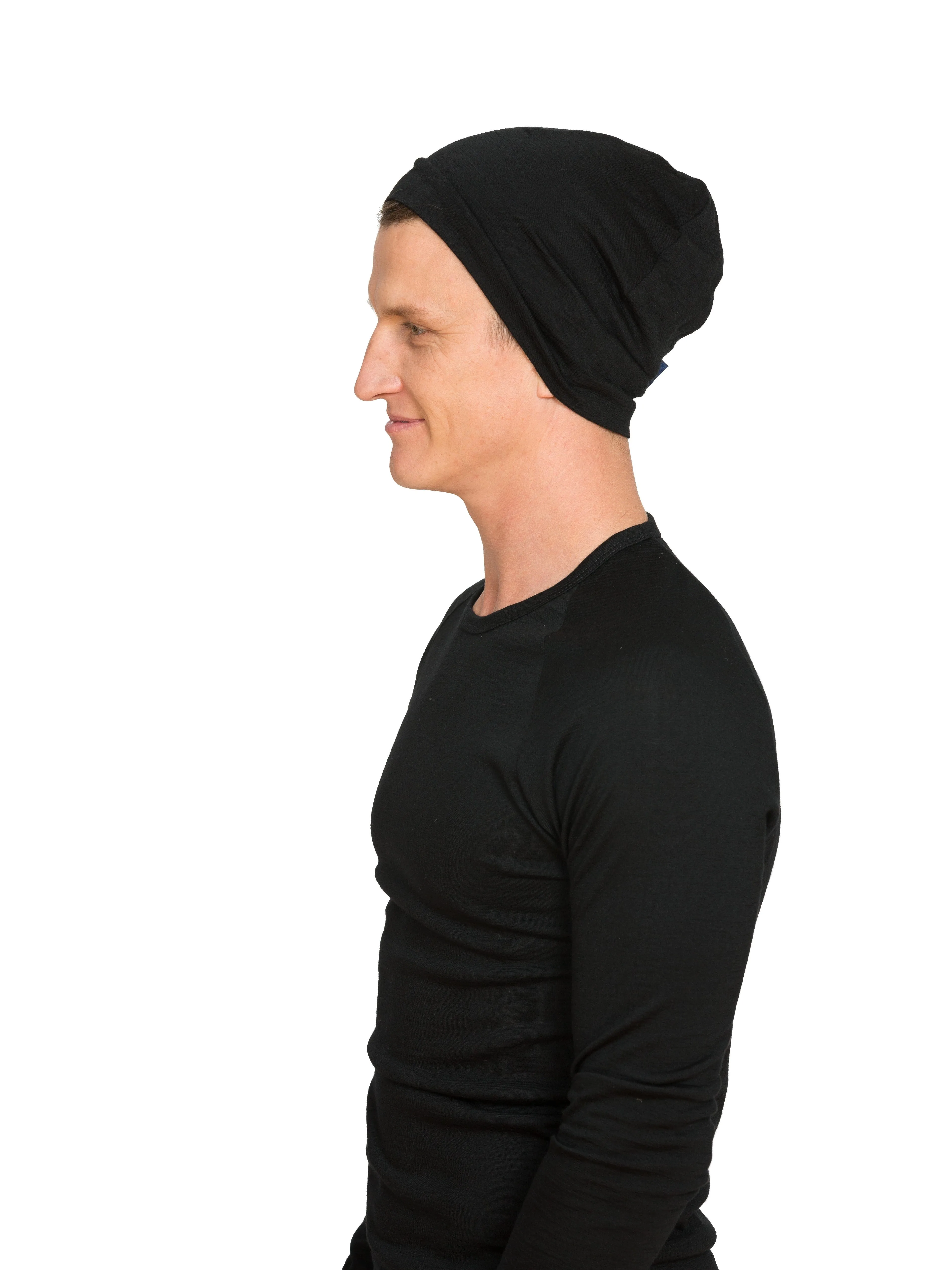 Merino Beanie with Dual-Layer