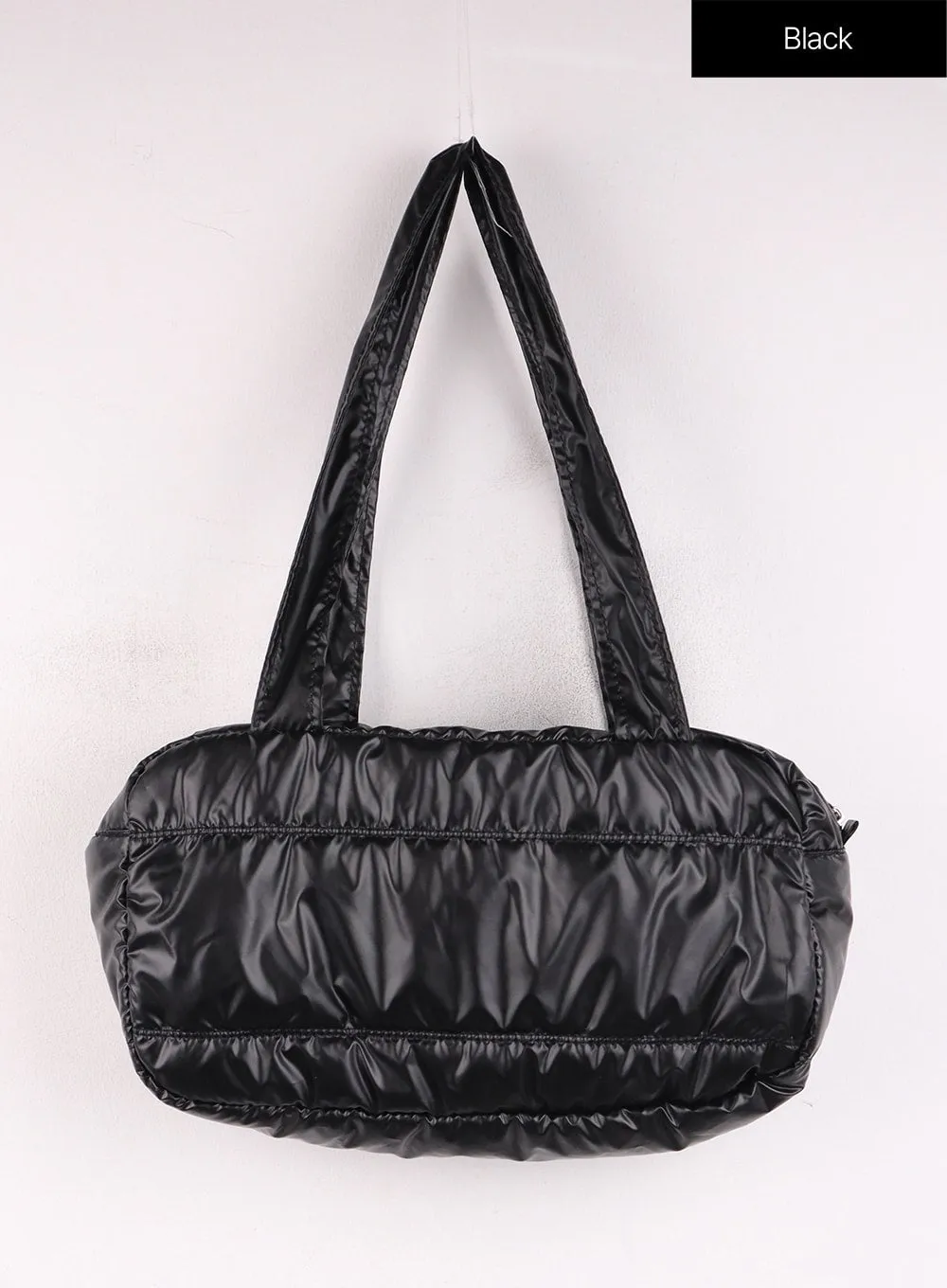 Metallic Padded Shoulder Bag CJ423