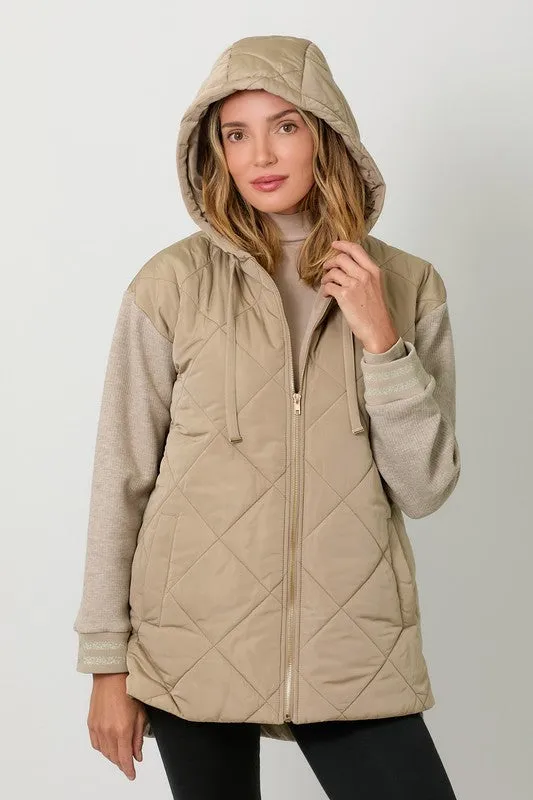 Mix It Up Puffer Jacket